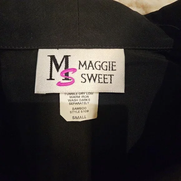 Maggie Sweet Black Blouse - Picture 4 of 7